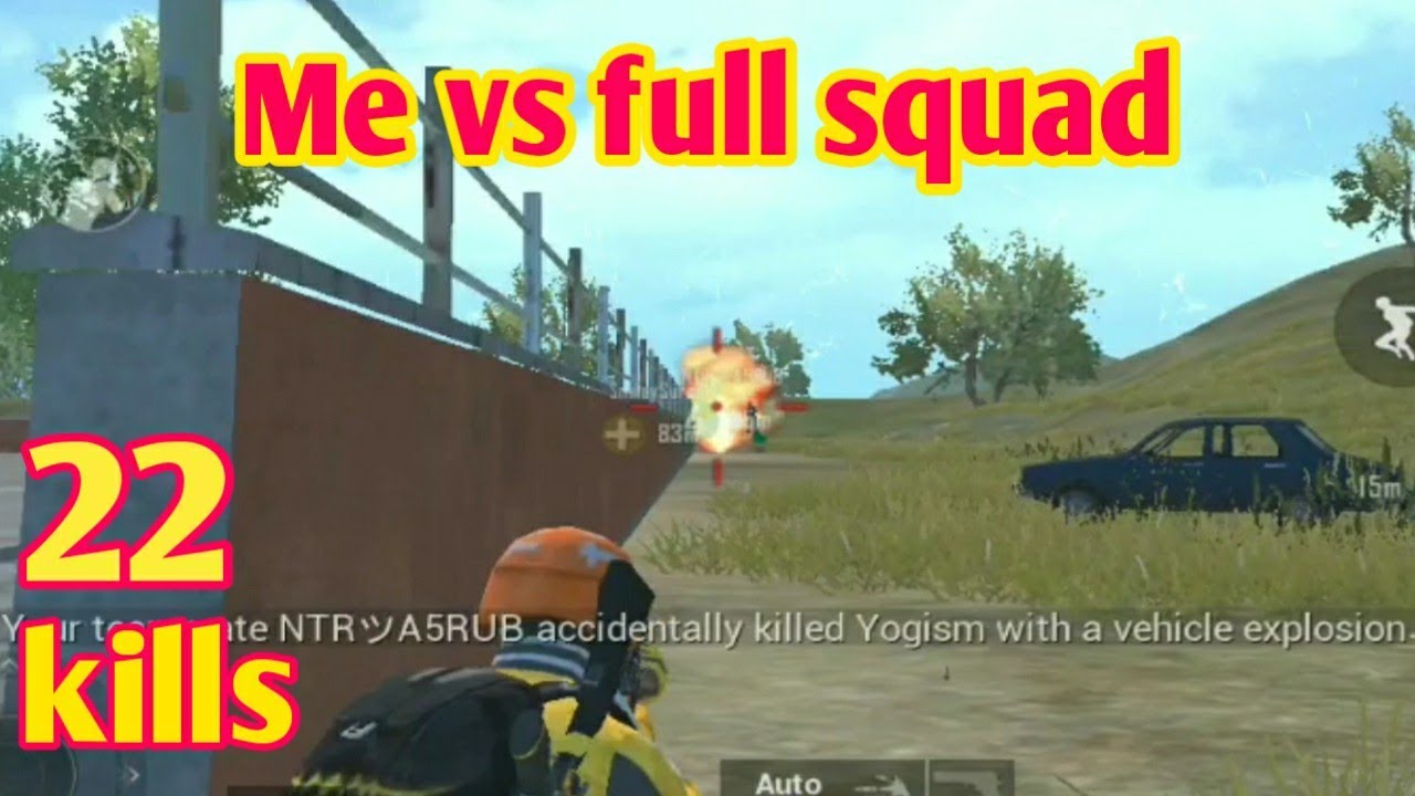 Pubg mobile lite gameplay squad vs squad 22 total kills - YouTube