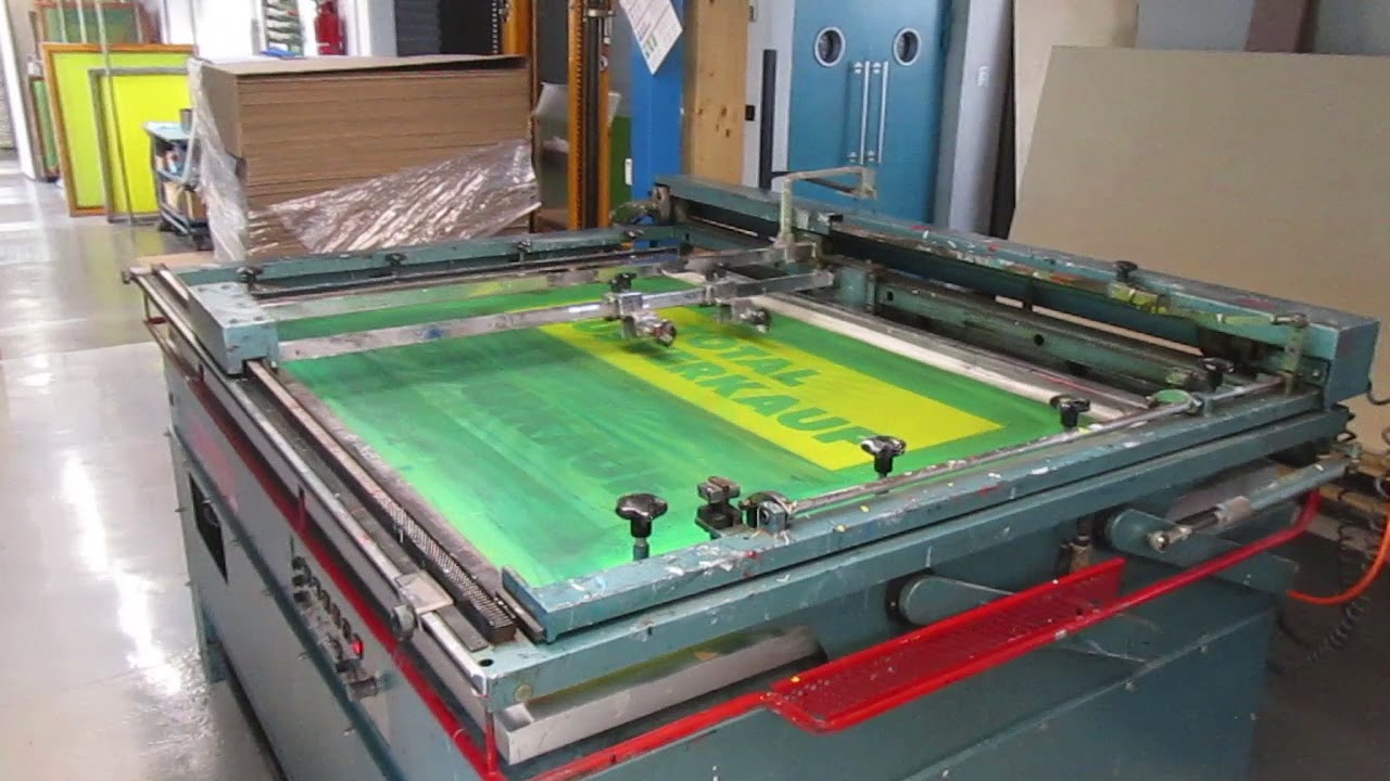▷ Used Screen printing machine for 