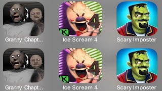 Granny Chapter two Vs Ice Scream 4 Vs Scary Imposter 3D screenshot 5