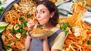 25 Minute Vegan Pad Thai With Tofu!