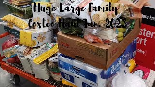 Large Family Costco Haul Jan. 2023