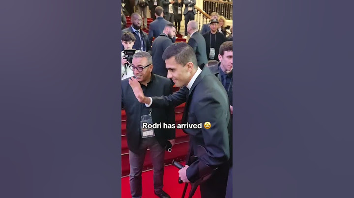 Rodri is ready for the big night ✨