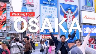Osaka Umeda To Nambadotonbori Weekend Daytime Walking Tour  November 2025  4k Hdr