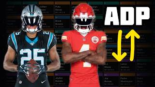 ADP Fallers and Risers.. Fantasy Football STEALS & BUSTS