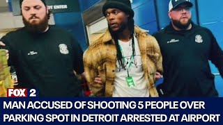 Police arrest shooting suspect after flying back to Detroit