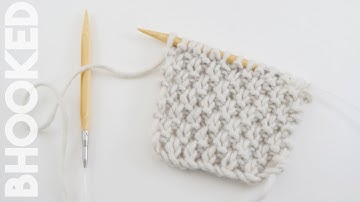 How to Knit the Double Moss Stitch Step-by-Step
