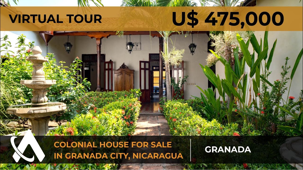 INVESTMENT OPPORTUNITY! Colonial Home For Sale in Granada @ $475,000 | Nicaragua Real Estate