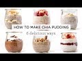 HOW TO MAKE CHIA PUDDING ‣‣ 6 Amazing Chia Pudding Recipes