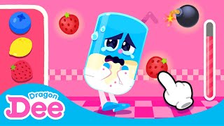 Help Make Rainbow Milkshake Learn Colors Snack Game For Kids Dragon Dee Games For Children