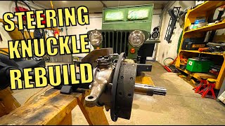 Eliminate NOTCHY STEERING by REBUILDING Steering Knuckles