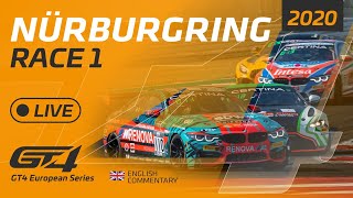 RACE 1 - GT4 EUROPEAN SERIES  - NURBURGRING 2020 - ENGLISH