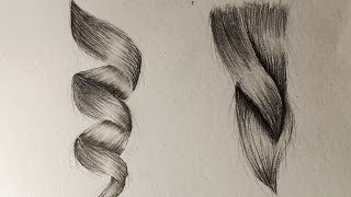 how to draw hair in different styles