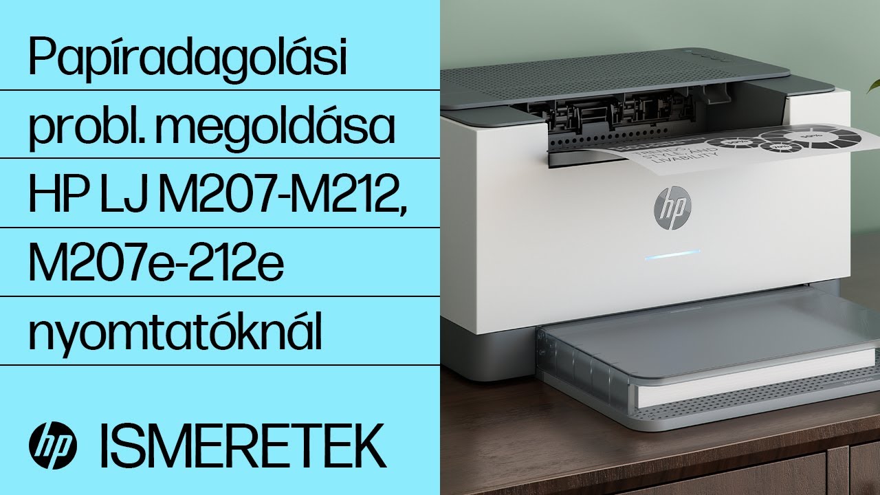 HP LaserJet M207-M212 nyomtatók – A nyomtató nem húzza be a papírt | HP®  támogatás
