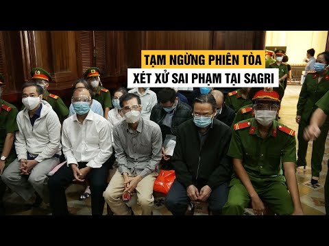 Video Xét xử sai phạm tại SAGRI: vừa khai mạc phiên tòa đã... - youtube