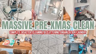COMPLETE DISASTER DECLUTTER ORGANIZE CLEAN WITH ME |EXTREME CLEANING MOTIVATION | 2023 CLEAN WITH ME