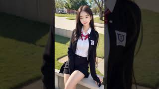 [4K] Ai Art 실사 스쿨룩 룩북, 교복 룩북 School Uniform Lookbook