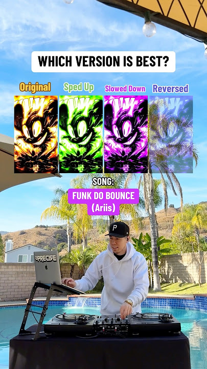 FUNK DO BOUNCE remixed! Which one is best? (Sped Up vs Slowed vs Reverse)