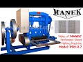 MANEK Machines - Video # MGE-SS-SM-0300