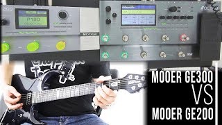 DO THEY SOUND THE SAME? Mooer GE200 vs GE300 | Amp Models Comparison