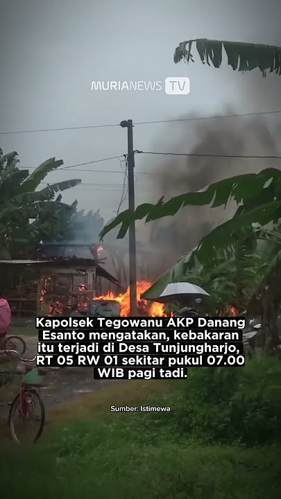 Lupa Matikan Tungku, Tempat Pemotongan Ayam di Grobogan Terbakar