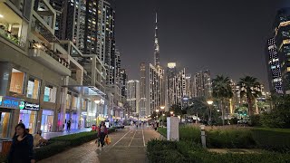 7pm Dubai UAE Winter Walk: Explore Business Bay 
