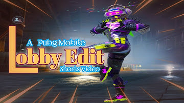God Level PUBG MOBILE Lobby Video Edit In Android #shorts