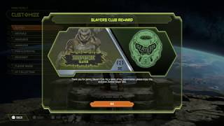 How To Claim The Zombie Slayer Skin Doom Eternal Slayers Club Rewards -  Xbox One And PS4 - YouTube