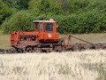 Tractor DT-75D, plowing /// Трактор ДТ-75Д, вспашка зяби
