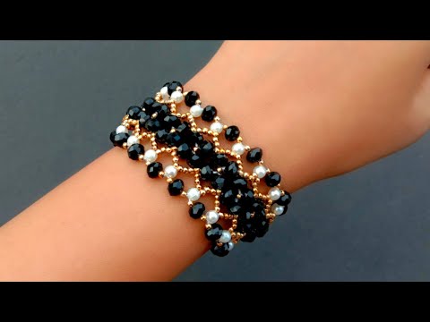 Video: How To Make A Beaded And Lace Bracelet