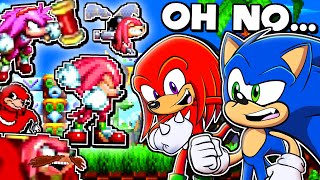 🔴💨 TOO MANY KNUCKLES!! - Sonic \& Knuckles Play Sonic Mania \& Knuckles PLUS KNUCKLES MOD!!