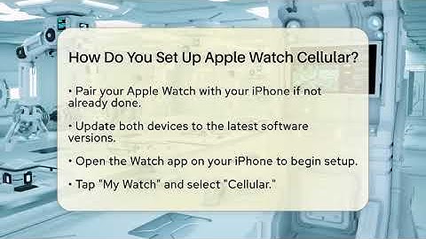 How Do You Set Up Apple Watch Cellular? - Talking Tech Trends