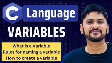 What are Variables in C Programming | Create a variable | C Tutorial for Beginners | Amit Thinks