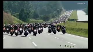 20,000 Bikers from Germany arrived to fulfilled A 6 year old boy (suffering from Cancer) last wishes