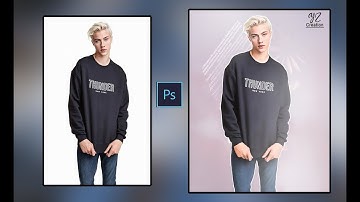 Photoshop Tutorial | Photo Manipulation Change Background & Stroke Work | YZ Creation
