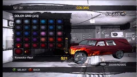 Saints Row 2 Vechile Customization