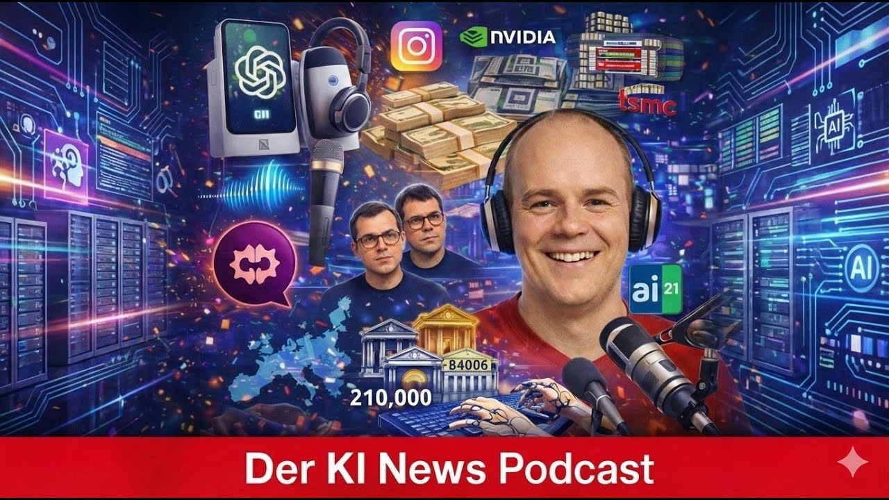 OpenAI feilt an Audio Modellen für KI Hardware | Nvidia & TSMC planen Chip Export nach China