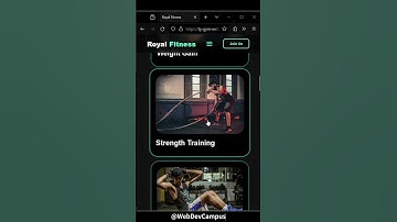 How to Build a Complete Responsive GYM Website using HTML CSS and JavaScript