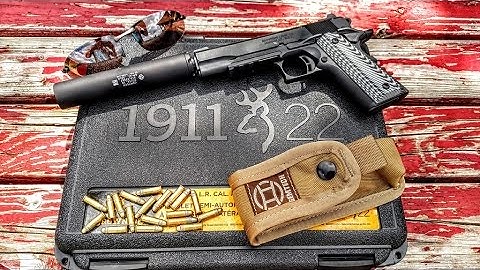 Cover Image for BROWNING Black Label 1911-22 w/ GEMTECH GM-22 Silencer