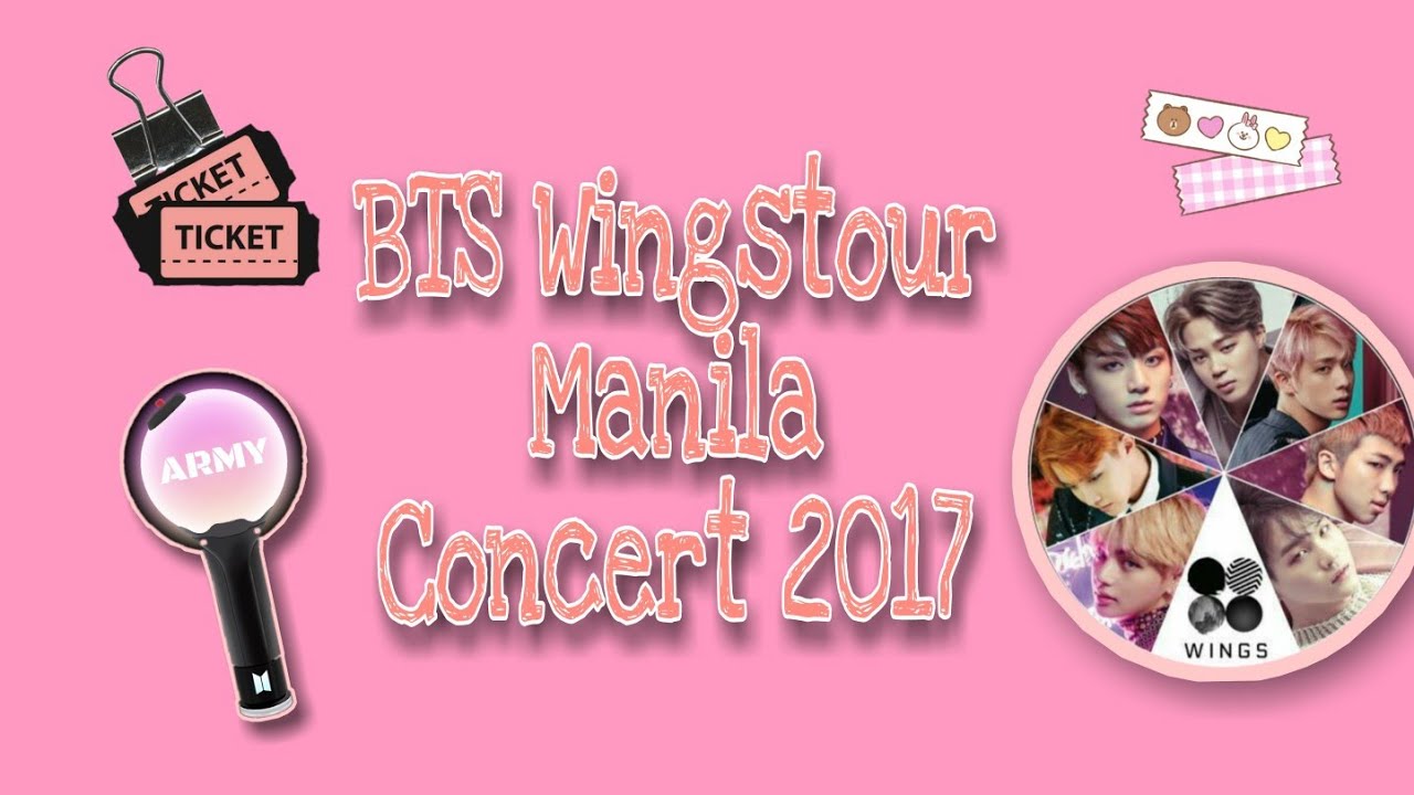BTS Wings Tour Manila 2017 Vlog 2 YouTube