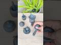 diy meri clay kitchen set, #miniature #creativeclayideas #claycraft #kitchenset #art #blacpaper #diy