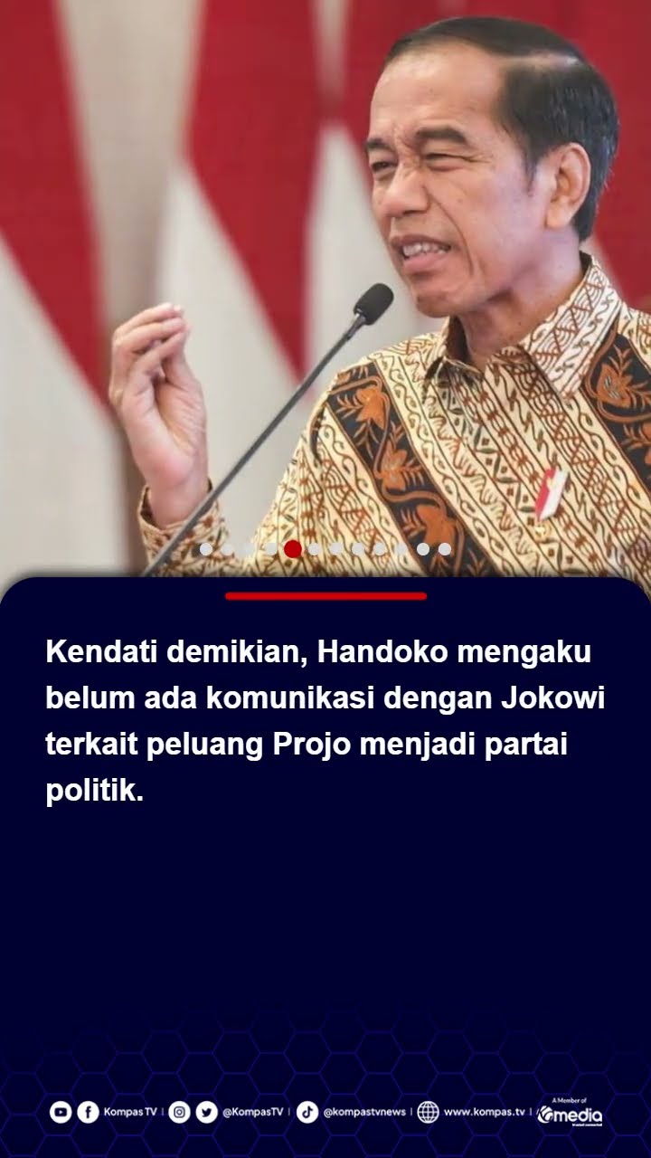 Jokowi Dipecat PDI-P, Projo Siap Berubah Jadi Partai #jokowi #pdiperjuangan #projo