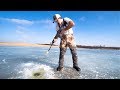 IDIOTS take GUNS Ice Fishing!!! (BAD IDEA)