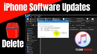 How to Find and Delete iPhone Software Updates in iTunes on Windows PC screenshot 4