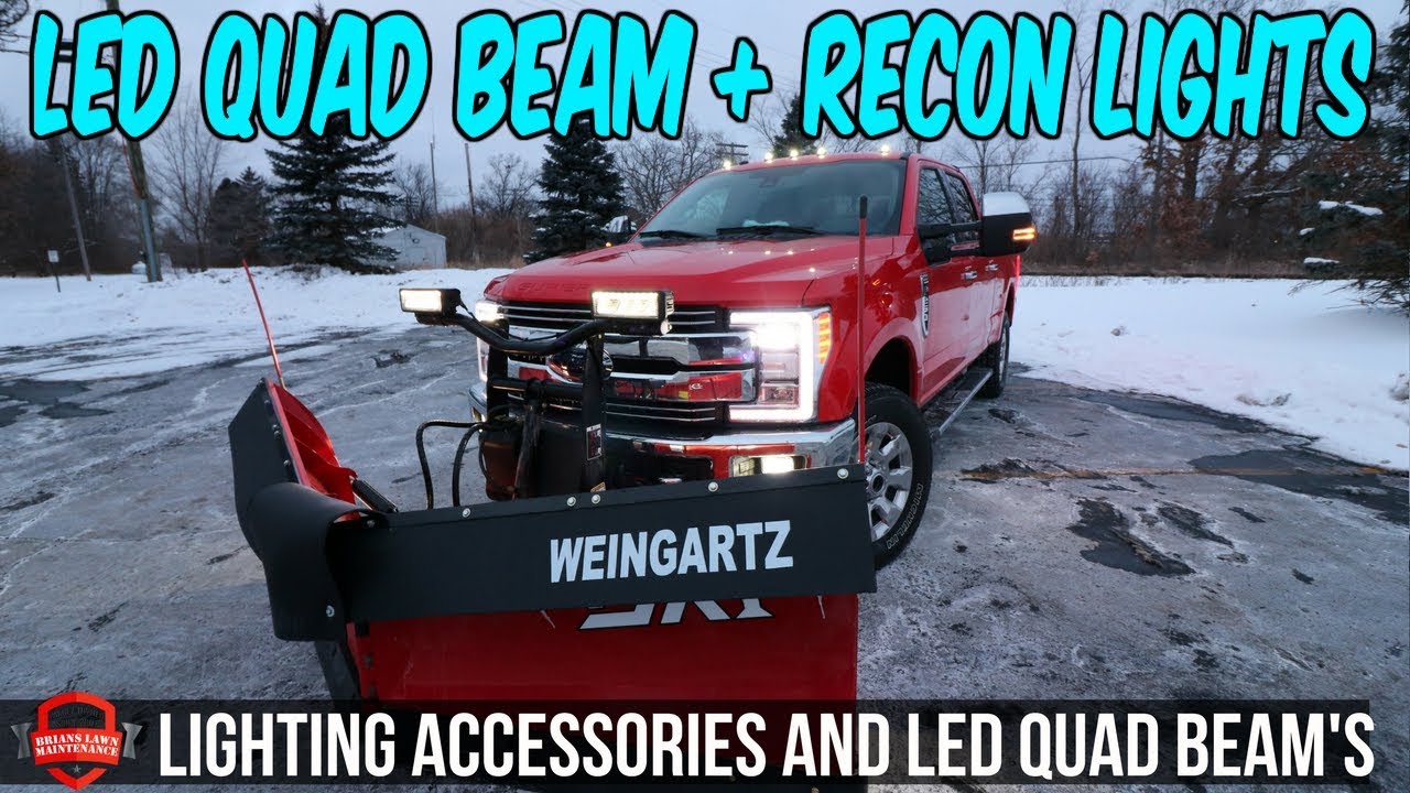 The Best Lights For Trucks Led Quad Beams Recon Cab Led Quad Beams Recon Cab Lights