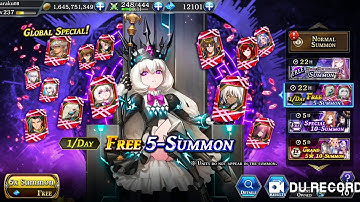 Tried for Nina Chrismas Memento and the new GL unit, Eliza! (The Alchemist Code)