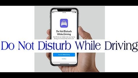 How To - Setup Do Not Disturb While Driving on iPhone iOS 11