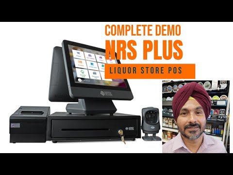 Complete Demo NRS  Plus Liquor Stores-Smoke Shops POS Cash Register