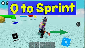 Press and Hold Q Key to Sprint | Roblox ContextActionService