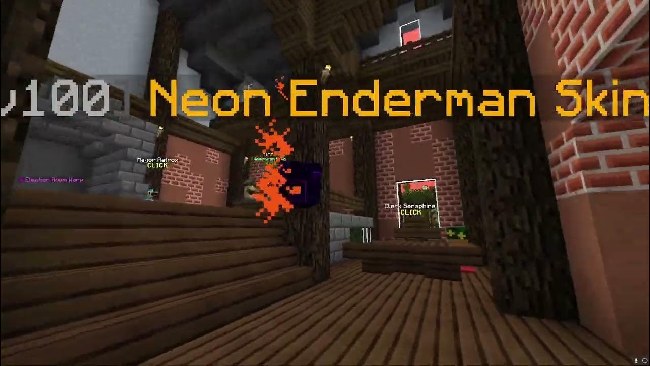 New Enderman pet skins ; Neon and Xenon Hypixel Skyblock YouTube