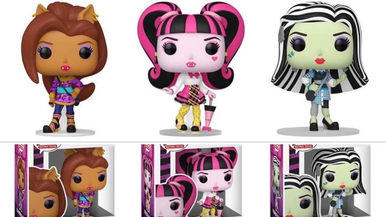 New monster high Funko pops figures revealed 